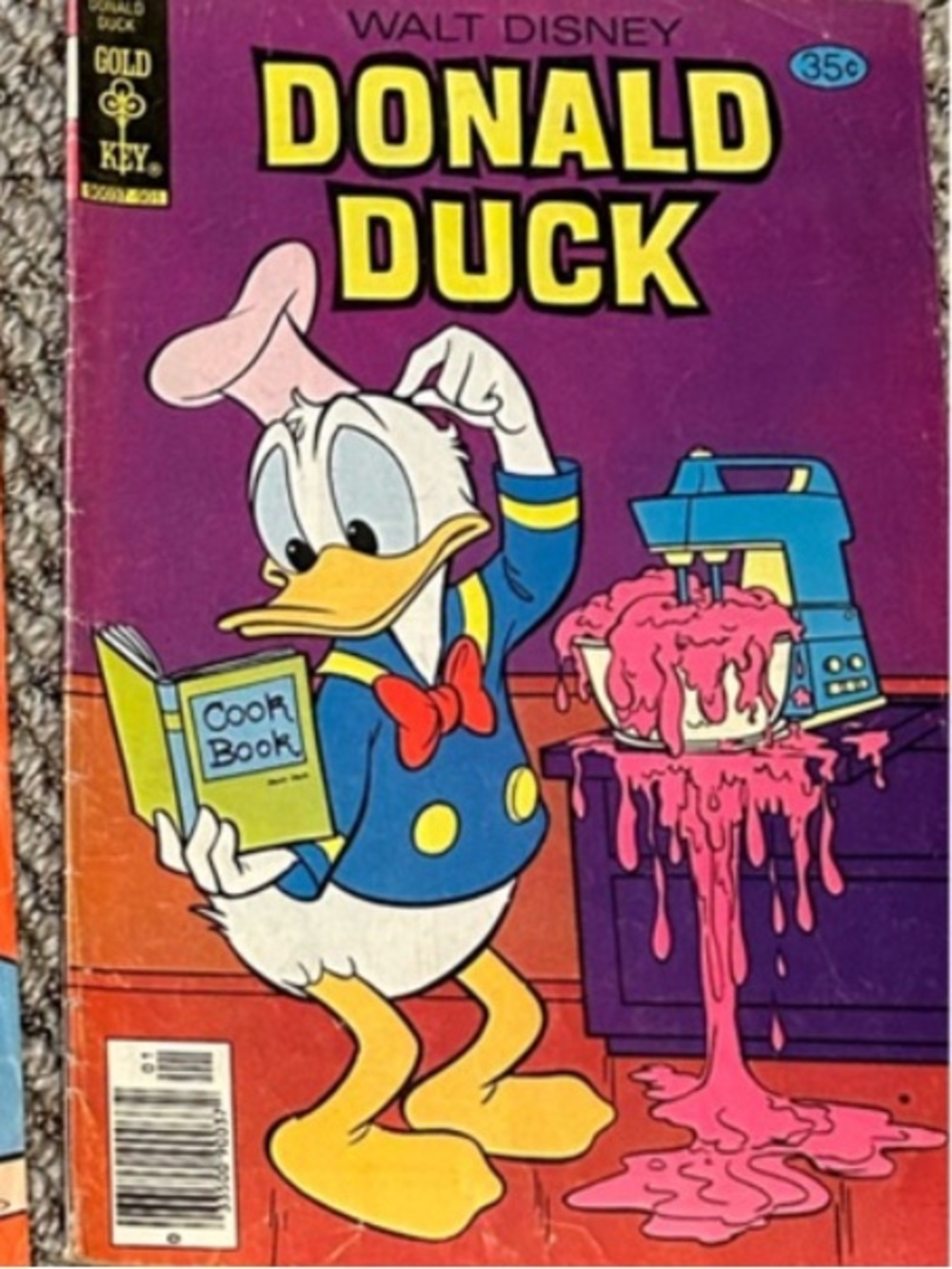 Vintage Lot of 3 Donald Duck Disney Comics Gold Key Whitman 1978 1979